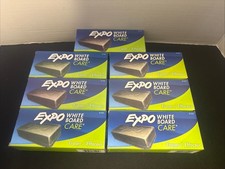 Expo White Board Care Dry Erase Eraser 81505 Lot Of 7 New Sealed
