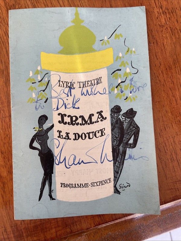Irma Ladouce Lyric Theatre Programme Sixpence 1958