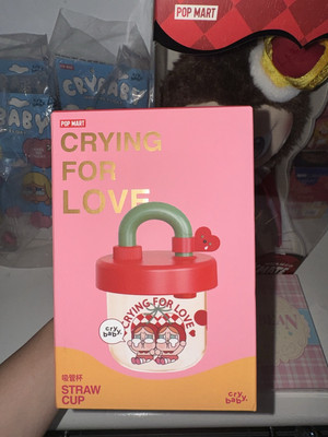 Neu Pop Mart CRYBABY Crying For Love Serie - Strohhalmtasse