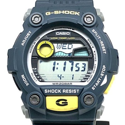 G-SHOCK G-7900-2 Navy Gray Yellow Large Button Digital Watch