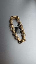 9k Gold Gypsy Link Bracelet 8.25” 36.42g