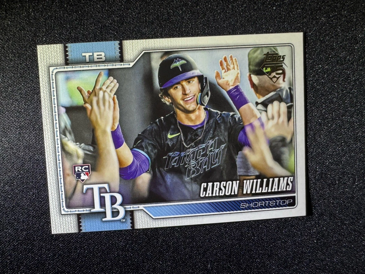 2026 Topps Series 1 Carson Williams #25 Golden Mirror SSP (RC 