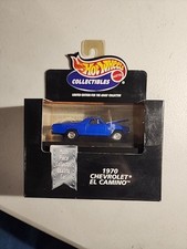 Hot Wheels Collectibles Blue 1970 Chevrolet El Camino NIB NEW MINT SEALED
