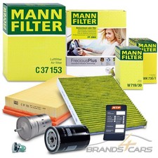 MANN-FILTER INSPEKTIONSPAKET FILTERSATZ B FÜR SKODA OCTAVIA 1U 1.6 1.8+T 2.0 96-