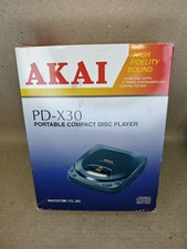 Vintage Akai PD-X30 Portable CD Player - Boxed