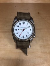 Bertucci Watch A-2T Field Mens 38mm Titanium Black White Watch 100M New Battery