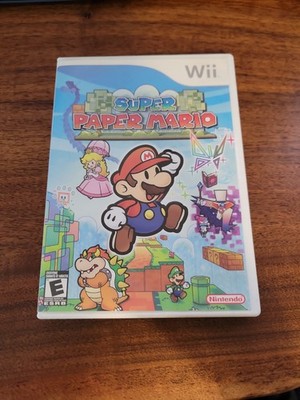Super Paper Mario (Nintendo Wii, 2007) Complete, CIB - Tested E1