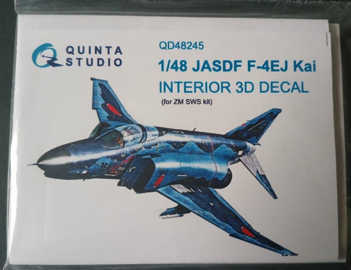 Quinta Studios QD48245 1/48 F-4EJ Kai for Zoukei Mura kit 3D Interior decal