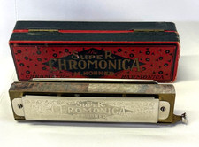 Hohner Super Chromonica Harmonica with Box Germany Vintage