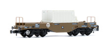 Graham Farish 377-801A BR FNA Nuclear Flask Wagon flat floor new N gauge
