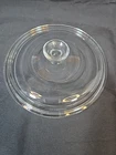Pyrex Corning ware round glass lid  G 1 C Ribbed