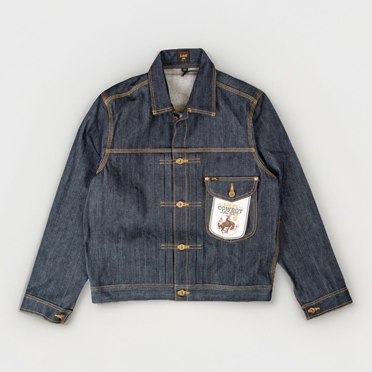 Lee 101 PANELLED RIDER JACKET L96A8942 13oz Japanese Selvage