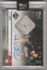 2019 Topps Now #993A Juan Soto Auto with game used base 10/49 Nationals