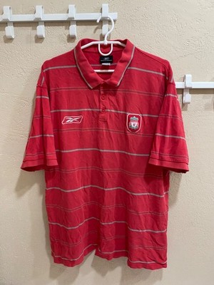 Liverpool Training Fußball Poloshirt Reebok Soccer Größe XXL