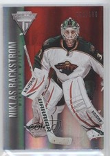 2013-14 Panini Titanium Draft Position Number 31/100 Niklas Backstrom #74 2a8