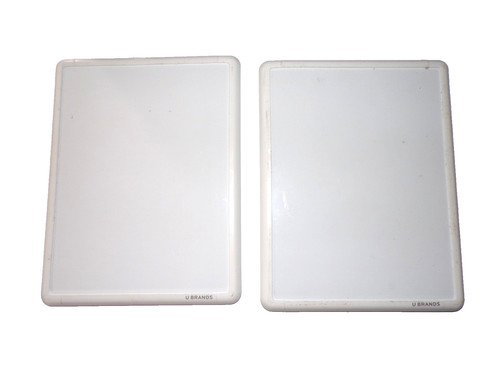 2- U BRANDS 9 X 11" Dry Erase Board white CL-T1  kids