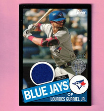 Lourdes Gurriel Jr Jersey Relic 2020 Topps Black Border #85TR-LG #d /199 D140