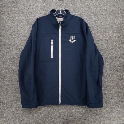 Royal Oaks Clique Jacket Mens Medium Blue Telemark Stretch Softshell Golf