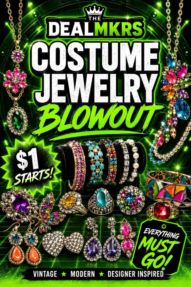 COSTUME JEWELRY with TheDealmkrs! $1 starts