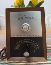 SETH THOMAS ELECTRONIC METRONOME, Electric Light Pulse, Vintage, Works great 