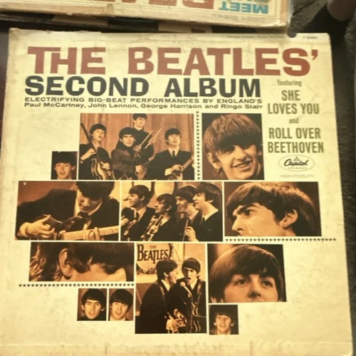 The Beatles' Second Album LP Vinyl Record Capitol Records Rock Original Cover