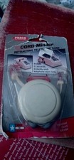 Preco/Conectl Retractable Phone Cord-Minder Two-Way Pull 16ft White R-72-16 
