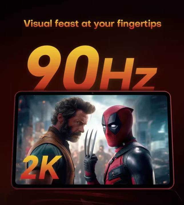 DT AI Tablet 12" 2K Display Octa Core 6GB(+10GB) 128GB 8000mAh Android 15 WIFI6 - Image 3 of 4