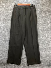 Mango MNG Women  s Size 6 Black Pleated Dress Pants Wide Leg Trousers Business
