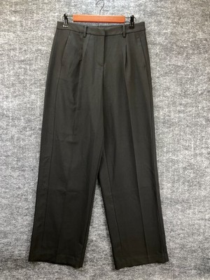 Mango MNG Women s Size 6 Black Pleated Dress Pants Wide Leg Trousers Business