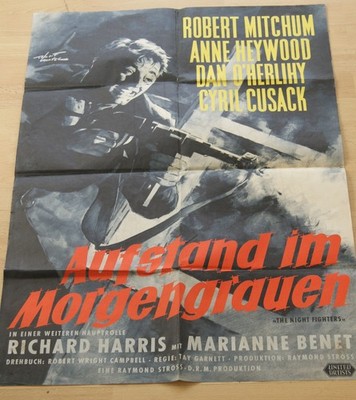 Filmplakat  A1  EA  Aufstand im Morgengrauen / The Night Fighters   R.Mitchum