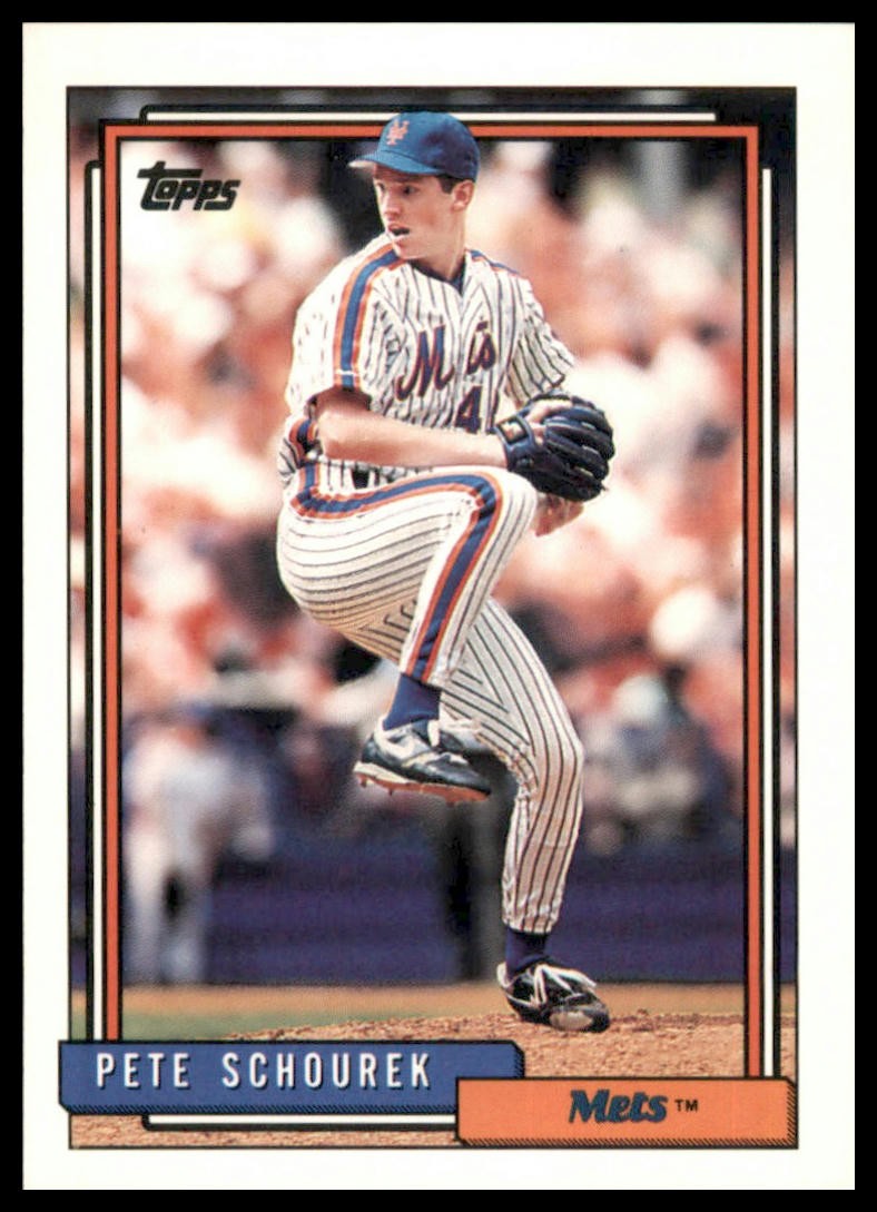1992 Topps #287 Pete Schourek