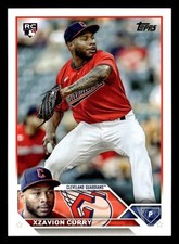 Xzavion Curry 2023 Topps #513 Cleveland Guardians ROOKIE RC *109