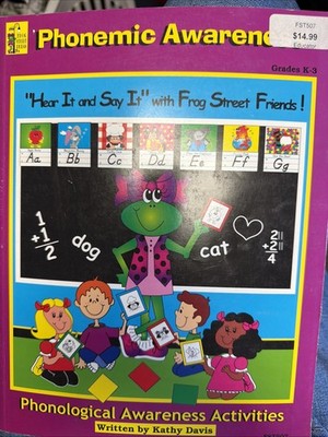 FST507- Phonememic Awareness Hear It Say It W Frog Street Friends! Activities