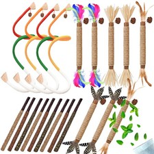 Cat Toys 21PCS Catnip for Indoor Kitten Toys Cat Chew Stick for Dental Cleani...