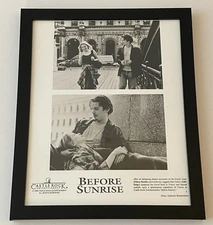 VTG Before Sunrise Movie Framed Press Photo Picture 8x10 Richard Linklater