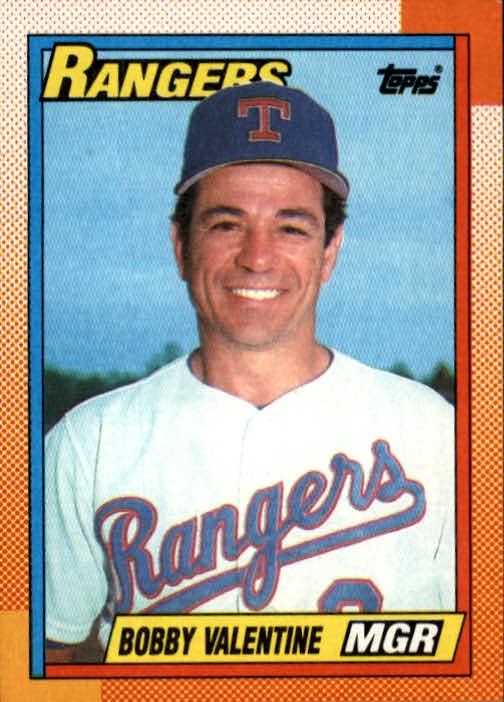 1990 Topps #729 Bobby Valentine MG - BB
