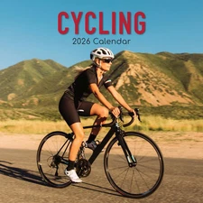 Gifted Stationery Co,  Cycling 2026 Wall Calendar, 12'' X 12'', 16-Month Calenda