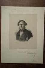 NOAILLES MOUCHY (1808-1854) PORTRAIT ENGRAVING 19th century, born in PARIS