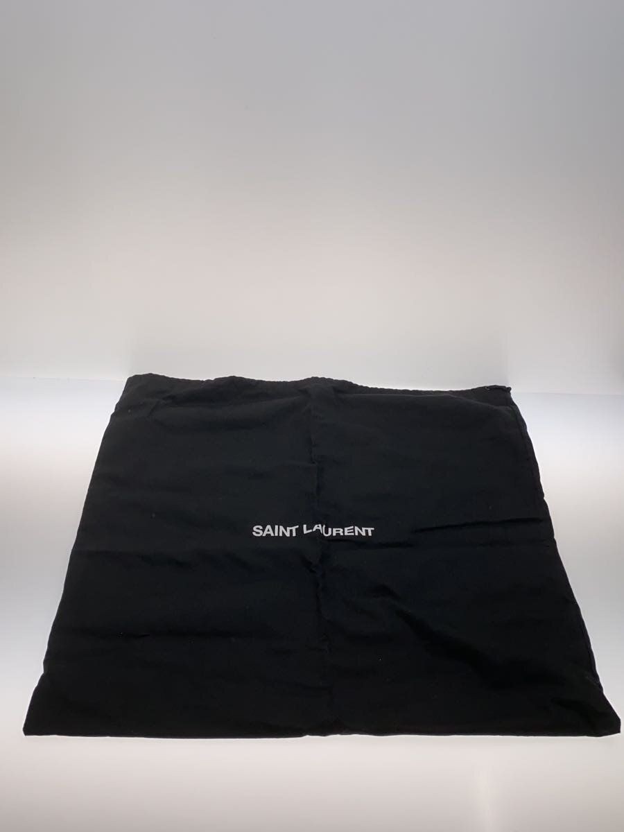SAINT LAURENT SHOULDER BAG LEATHER Black Used thumbnail 7