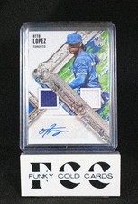 2022 Panini Diamond Kings - Dk Material Signatures Otto Lopez #DMS-OL Gold /9...