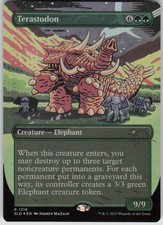 MTG Terastodon Rainbow Foil Foil NM Secret Lair Drop Series Magic 1318