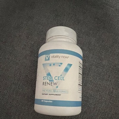 Vitality Now Stem Cell Renew Dietary Supplement Capsules, 60 Count