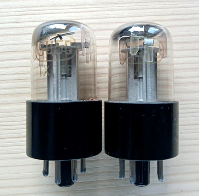 Rare! 2 X 6C5S ( 6X5GT EZ35 ) Same Date Full Wawe Vacuum Rectifier Tubes NOS 56'