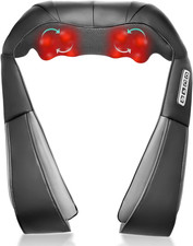 Shiatsu Neck  Back Massager w/ Heat Deep Kneading Shoulder Muscle Relief