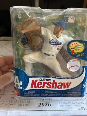 CLAYTON KERSHAWフィギュア McFarlane MLB 31 Clayton Kershaw LA Dodgers White Jersey Debut