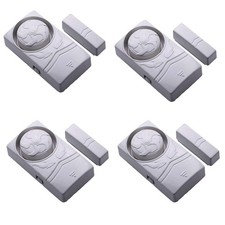 Wireless Home Security burglar alarm, Magnetic Sensor Door Window Alarm, Supe...