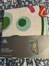 new DISNEY PARKS Forky Beach Towel Pixar Toy Story 34x64 WDW Summer Vibes