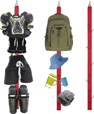Eishockey Ausrüstung Trockenständer, Tragbarer Hockey Kleiderbügel mit 5 Haken, 