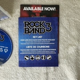 Rock Band 3 - PS3 Play Station 3 Game Case No Manual