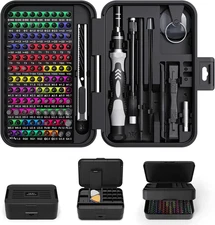 132 in 1 Mini Precision Screwdriver Set w/ Storage for Phone Laptop Console DIY